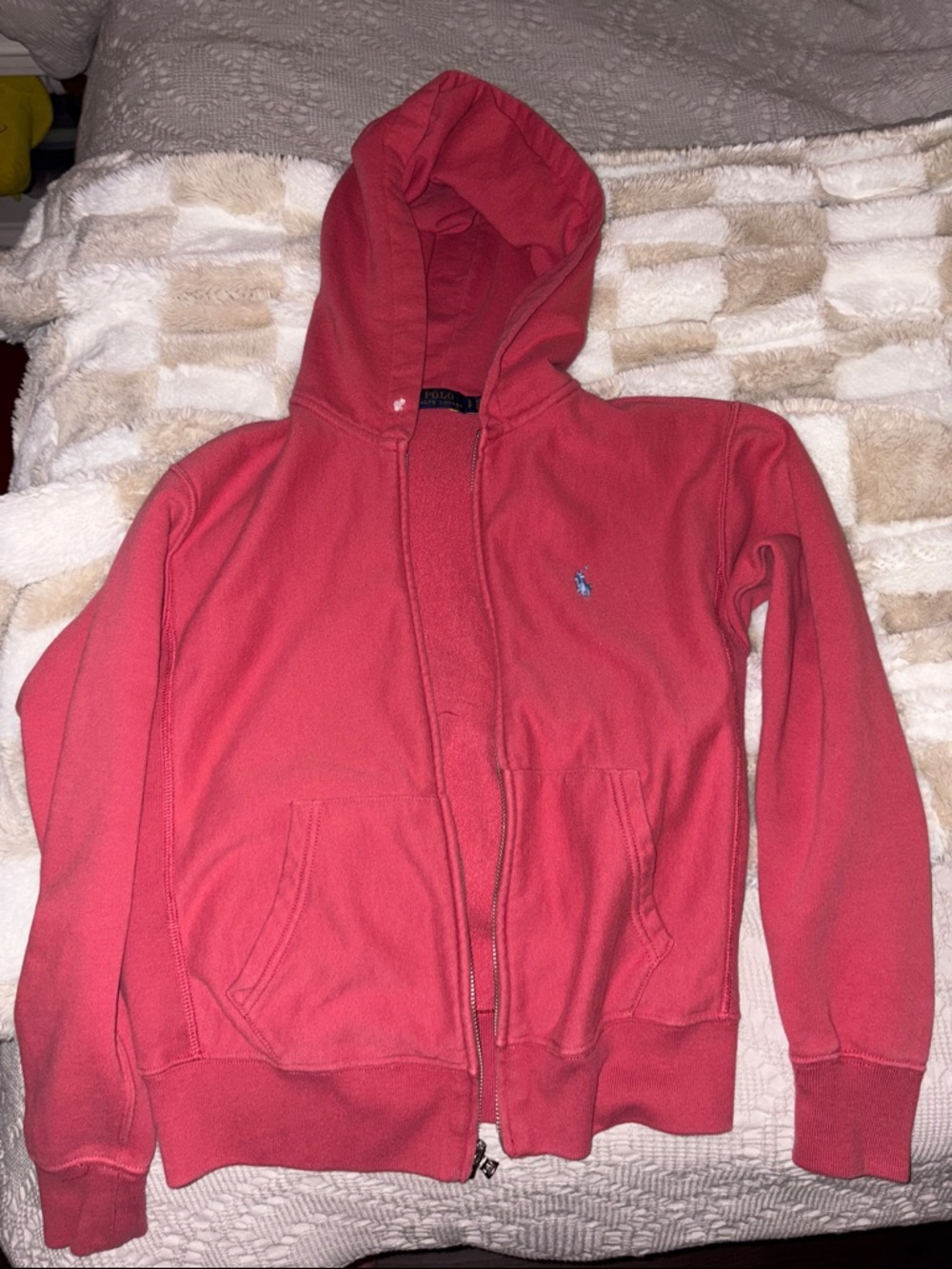 Ralph Lauren Pink Zip Hoodie